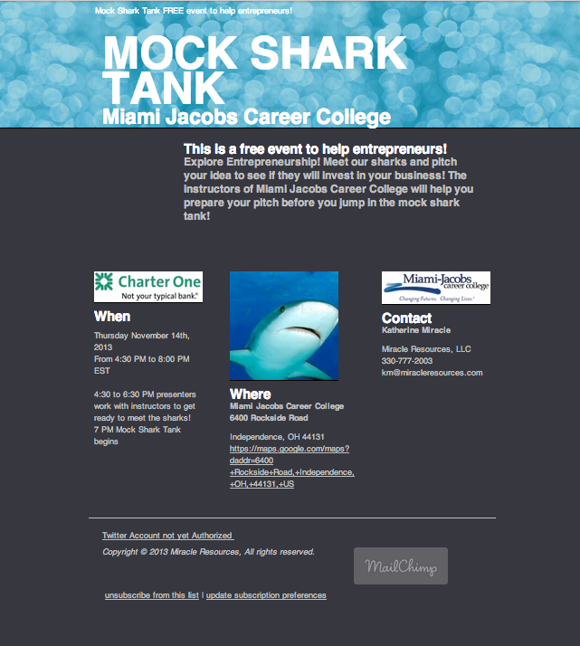 Mock Shark Tank